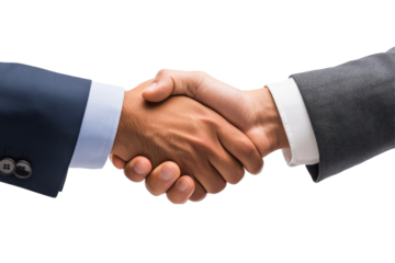 handshake between two businessmen