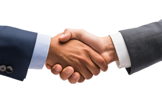 handshake between two businessmen