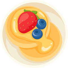 illustration pancake