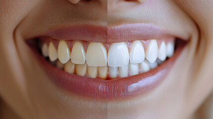 Transforming smiles with after teeth whitening for improved oral health. Generative AI