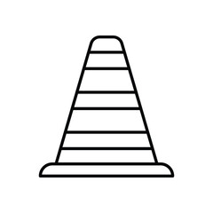 trafic cone Vector icon