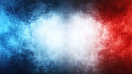 Fototapeta premium Blue and red smoke swirls, abstract background (5)