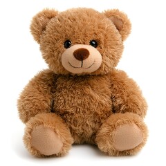Obraz premium Cute and Soft Brown Teddy Bear Ideal for Children's Gifts and Nursery Decorations