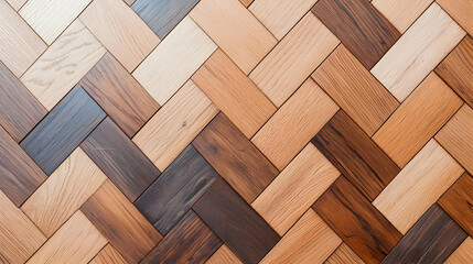Herringbone Parquet Wood Flooring Pattern Texture in Brown Tones Interior Design Natural Wood Home Decor