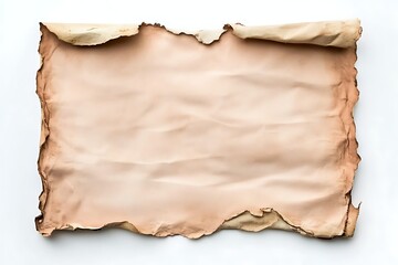 Aged Parchment Paper Texture Antique Scroll Design Background for Vintage Projects