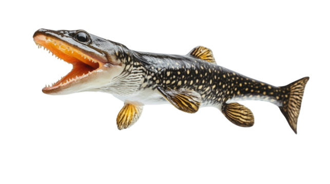 This model highlights the distinctive features of an Atlantic salmon, including its vibrant markings and open mouth, perfect for educational purposes in marine biology