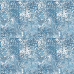 Fototapeta premium Seamless abstract blue texture with a watercolor effect.