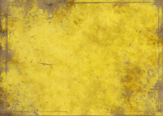 An aged and textured yellow background with a vintage frame, exuding a warm and nostalgic atmosphere.