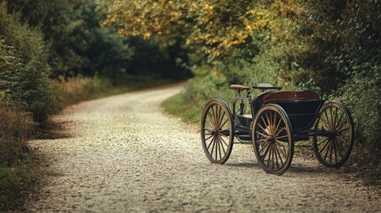 Vintage Vintage Surrey Scene Path Details Gravel Sharp