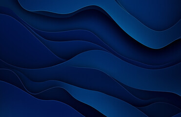 Obraz premium Dark Blue Gradient Background – High-Resolution Solid Color for Professional Designs and Digital Projects