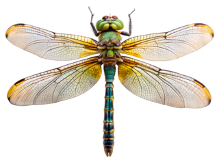 dragonfly isolated on transparent background