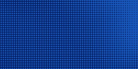 Simple halftone texture blue background in geometric style abstract simple art modern