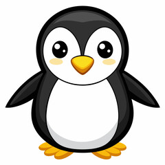 penguin on the beach