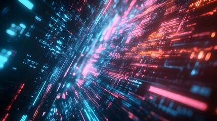 Abstract blue, mint, and pink background with interlocking shapes, perfect for vibrant and innovative design inspiration