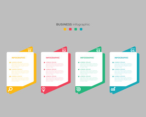 Steps Timeline Infographics Images Template Design, Business Concept With 4 Steps Or Options, Can Be Used For Workflow Layout, Diagram, Vector design