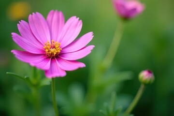 Fototapeta premium Delicate pink and purple cornflower, isolated , blossom, pretty, detail