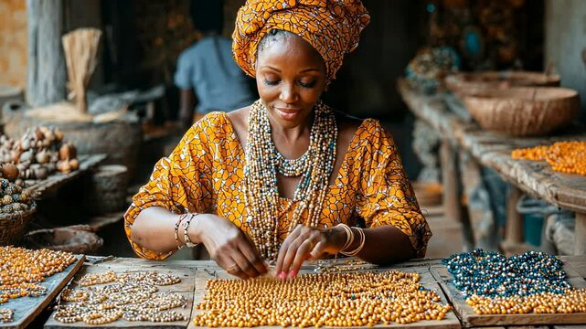 African Artisan: Crafting Beauty in Beads