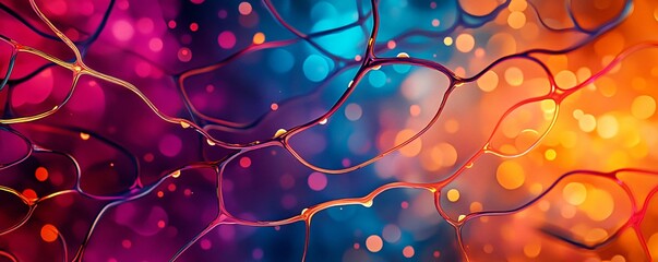 An abstract visualization of AI-driven efficiency, glowing language data streams moving seamlessly through structured neural pathways.