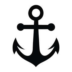 anchor on white background