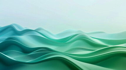 Fototapeta premium Dynamic PowerPoint Template with Emerald Green Gradient for Presentations