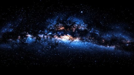 Obraz premium Cosmic expanse of the Milky Way galaxy