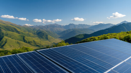 Innovative solar panel installed on a rooftop showcasing sustainable energy solutions for modern eco-friendly homes