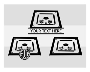 Carrom Board SVG Silhouette, Carrom Silhouette, Sports Svg, Carrom Coins Svg, Carrom Game Svg, Carrom Board Png, Carrom Board Svg Images, Cut Files
Carrom Vector, Carrom Sports Silhouette,