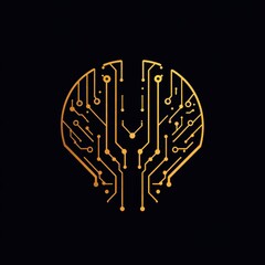 Ai innovations design in logo digital