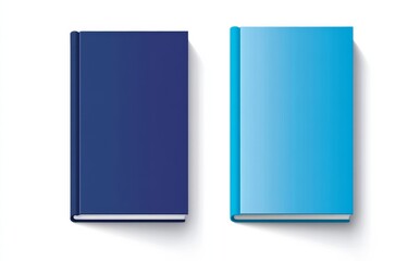  Blue and Indigo Gradient Book Covers