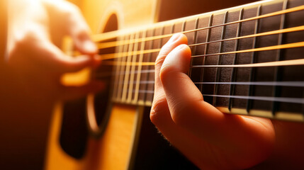 Fototapeta premium people playing guitar