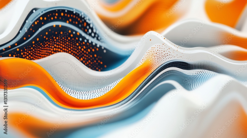 Leinwandbilder Abstract representation of consumer behavior dynamic patterns symbolizing decisionmaking processes trends