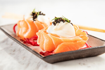 Sashimi Salmon Sushi