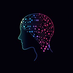 Obraz premium Ai software shaping logo brand visuals