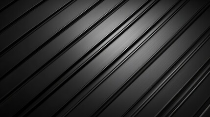 Obraz premium Black metal texture background, dark, grunge, and industrial design element for modern projects