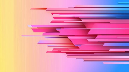 Abstract Digital Glitch Art with Distorted Lines and Vibrant Colors for Creative Projects