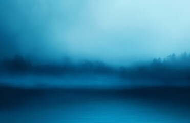 Fototapeta premium Abstract Blue Background with Blurred Lines and Soft Lighting – Serene and Calming Digital Design for Modern Aesthetic