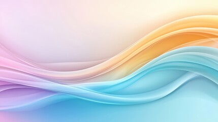 Fototapeta premium Abstract colorful waves background, vibrant fluid art for modern design