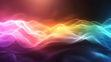 Obraz premium Abstract colorful wavy lines