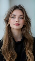 Naklejka premium portrait of a girl, most beautiful girl, beauty queen