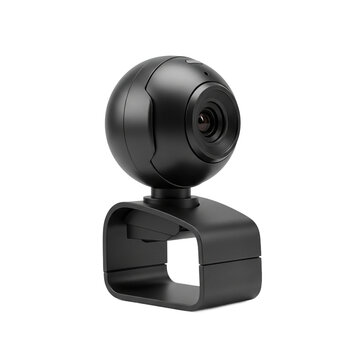 Modern 4K webcam offering high-definition video quality for online communication.