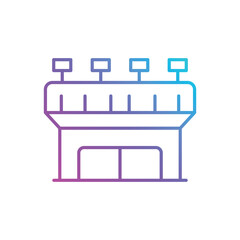 Stadium Vector icon