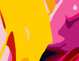 Modernist collages combining various visual elements in a pop-up style. Whimsical Colorful Ballet Abstract Geometry Epic Chromatic Symphony Abstract Design Extravaganza. abstract design with splashes