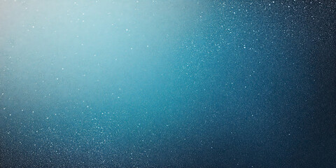 Fototapeta premium Dégradé pulvérisé avec l'effet grain, arrière-plan bleu 