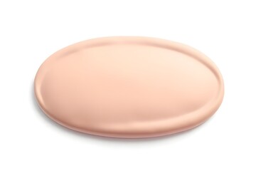 Elegant Light Peach Oval Shaped Plate or Dish