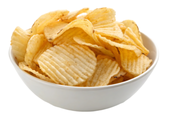 potato chips in a bowl
