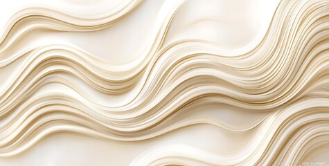 Obraz premium Abstract background with flowing golden lines and waves