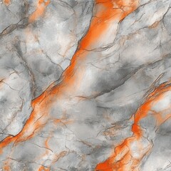 Naklejka premium Abstract orange and gray marble texture.