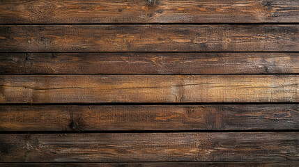 Dark Brown Weathered Wooden Planks Background With Rustic Texture And Horizontal Lines In Vintage Style For Design Projects