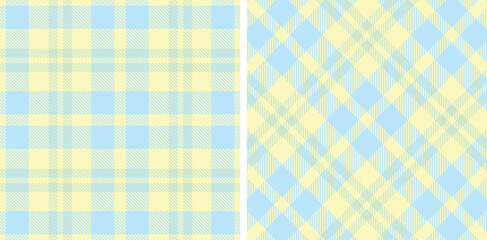 Pastel Seamless Tartan in Dusty Cream tones Fabric Design