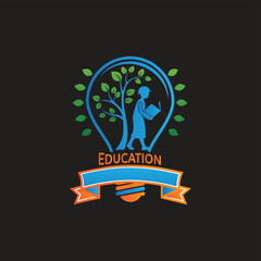 education logo education gradient logo